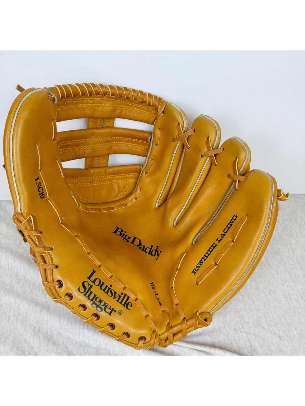 Vintage Louisville Slugger Big Daddy LSG10 13” Leather Baseball Glove H&B